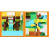FEELO 1608 Xếp hình kiểu    Large Beads Slide On Tree House Ống Trượt Hạt Lớn Trên Nhà Cây 200 khối