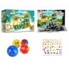FEELO 1608 Xếp hình kiểu    Large Beads Slide On Tree House Ống Trượt Hạt Lớn Trên Nhà Cây 200 khối