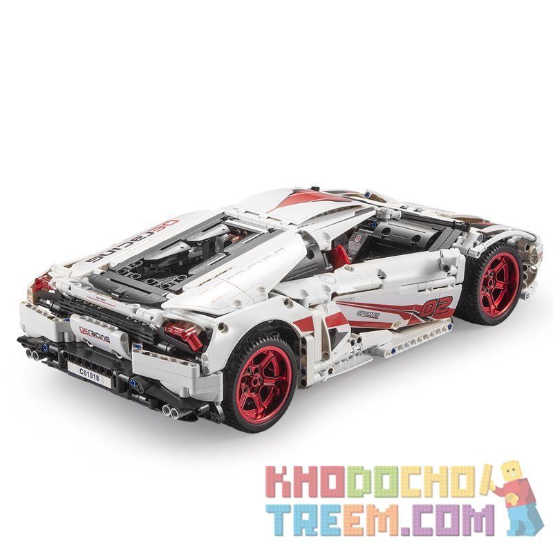 DOUBLEE CADA C61018 61018 C41011 41011 non  SIÊU XE HURACAN LP 610 bộ đồ chơi xếp lắp ráp ghép mô hình  LAMBORGHINI HURACAN LP 610 SUPER-CAR Kỹ Thuật Công Nghệ Cao Mô Hình Phương Tiện 1696 khối
