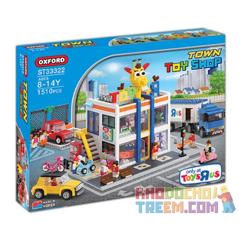 OXFORD ST33322 33322 non Lego CỬA HÀNG ĐỒ CHƠI bộ đồ chơi xếp lắp ráp ghép mô hình Creator TOY SHOP Sáng Tạo 1510 khối