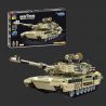 WOMA C0125 0125 non  XE TĂNG CHIẾN ĐẤU CHỦ LỰC ABRAMS M1A2 bộ đồ chơi xếp lắp ráp ghép mô hình Tank Battle WORLD TANKS M1A2 Xe Tăng Đối Đầu 1074 khối