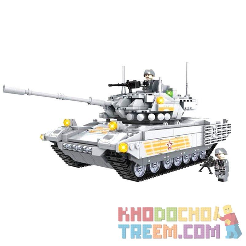 WOMA C0124 0124 non Lego XE TĂNG CHIẾN ĐẤU CHỦ LỰC ARMATA T14 bộ đồ chơi xếp lắp ráp ghép mô hình Tank Battle WORLD TANKS T-14 ARMATA MAIN BATTLE Xe Tăng Đối Đầu 1066 khối