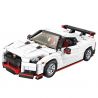 MouldKing 13104 Mould King 13104 REBRICKABLE MOC-20518 20518 MOC20518 non  XE ĐUA NISSAN MÀU TRẮNG bộ đồ chơi xếp lắp ráp ghép mô hình Creative Idea CREAATIVE IDEA NISMO NISSAN GTR R35 2017 Ý Tưởng Sáng Tạo 1024 khối