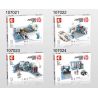 SEMBO 107021 107022 107023 107024 non  TRẠM VŨ TRỤ 4 TRONG 1 bộ đồ chơi xếp lắp ráp ghép mô hình The Wandering Earth THE WANDERING EARTH 4IN1 SPACE STATION Lưu Lạc Địa Cầu 1006 khối