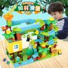 FEELO 1618 Xếp hình kiểu    Forest Slide Cầu Trượt Giữa Rừng 200 khối