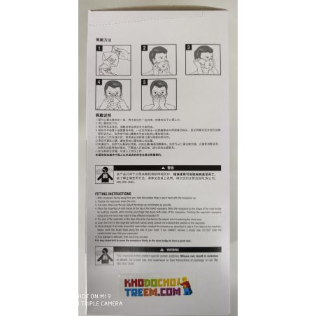 Khẩu trang 3M 9501V+ KN95 lọc hơn 95% bụi siêu mịn PM2.5 có van thở, đeo tai, chun vải mềm hơn 9501VT, chính hãng