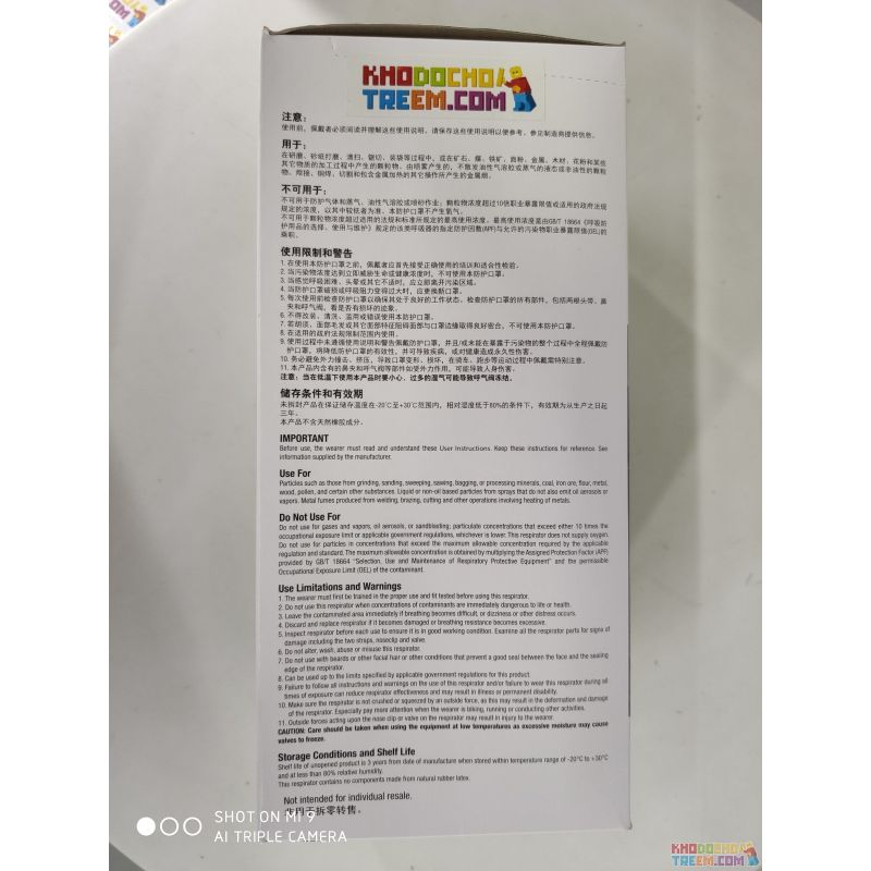 Khẩu trang 3M 9502V+ KN95 lọc hơn 95% bụi siêu mịn PM2.5 có van thở, đeo tai, chun vải mềm hơn 9502VT, chính hãng