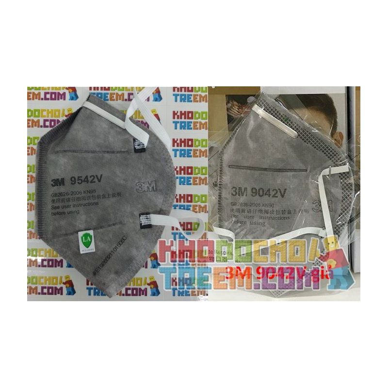 Khẩu trang 3M 9542V KN95 lọc hơn 95% bụi siêu mịn PM2.5 và độc với màng than hoạt tính đệm mũi van thở chun vải mềm đeo đầu chín Khẩu trang 3M 9542V KN95 lọc hơn 95% bụi siêu mịn PM2.5 và độc với màng than hoạt tính đệm mũi van thở chun vải mềm đeo đầu chín