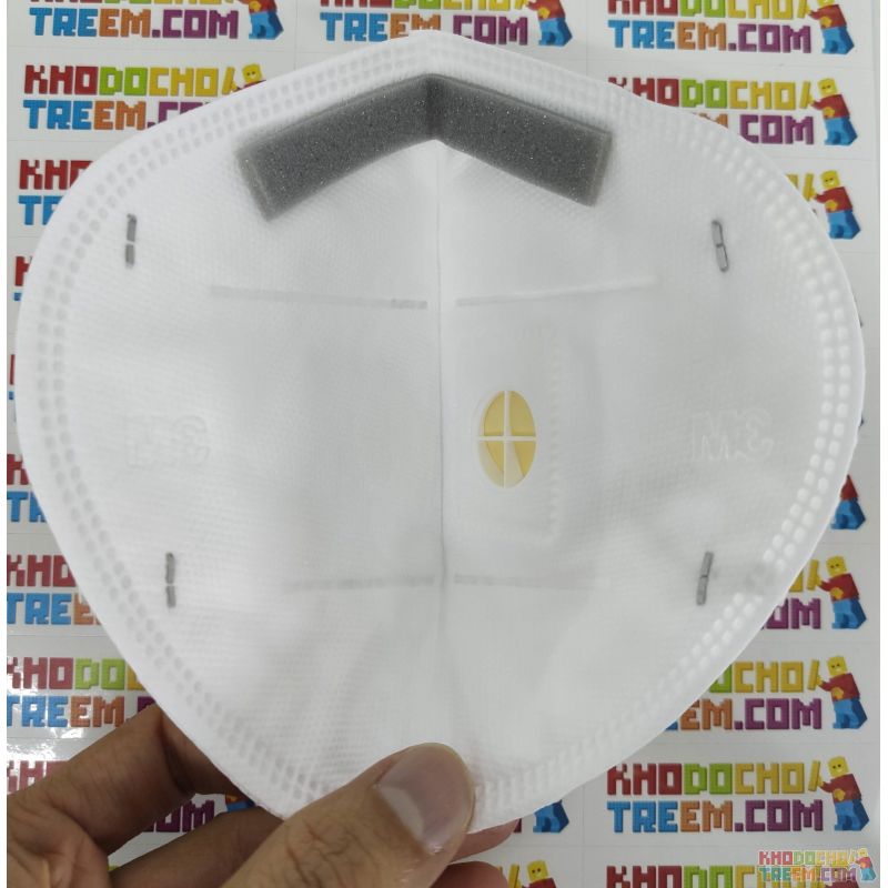 Khẩu trang 3M 9501V KN95 có đệm mũi lọc hơn 95% bụi siêu mịn PM2.5 có van thở, đeo tai, chính hãng nâng cấp của 9501VT Khẩu trang 3M 9501V KN95 có đệm mũi lọc hơn 95% bụi siêu mịn PM2.5 có van thở, đeo tai, chính hãng nâng cấp của 9501VT