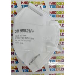Khẩu trang 3M 9502V+ KN95 lọc hơn 95% bụi siêu mịn PM2.5 có van thở, đeo tai, chun vải mềm hơn 9502VT, chính hãng