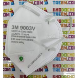 Khẩu trang trẻ em 3M 9003V KN90 lọc hơn 90% bụi siêu mịn PM2.5 có van thở