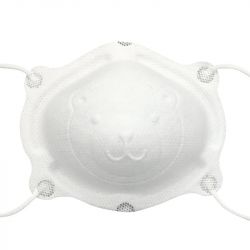 Khẩu trang gấu trẻ em 3 tháng - 3 tuổi KN95 Pingjia lọc hơn 95% bụi siêu mịn PM2.5 hình 3D chun vải siêu mềm chính hãng