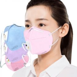 Khẩu trang 3M 9501C xanh tím hồng KN95 có đệm mũi lọc hơn 95% bụi siêu mịn PM2.5 có van thở, đeo tai, chính hãng Khẩu trang 3M 9501C xanh tím hồng KN95 có đệm mũi lọc hơn 95% bụi siêu mịn PM2.5 có van thở, đeo tai, chính hãng