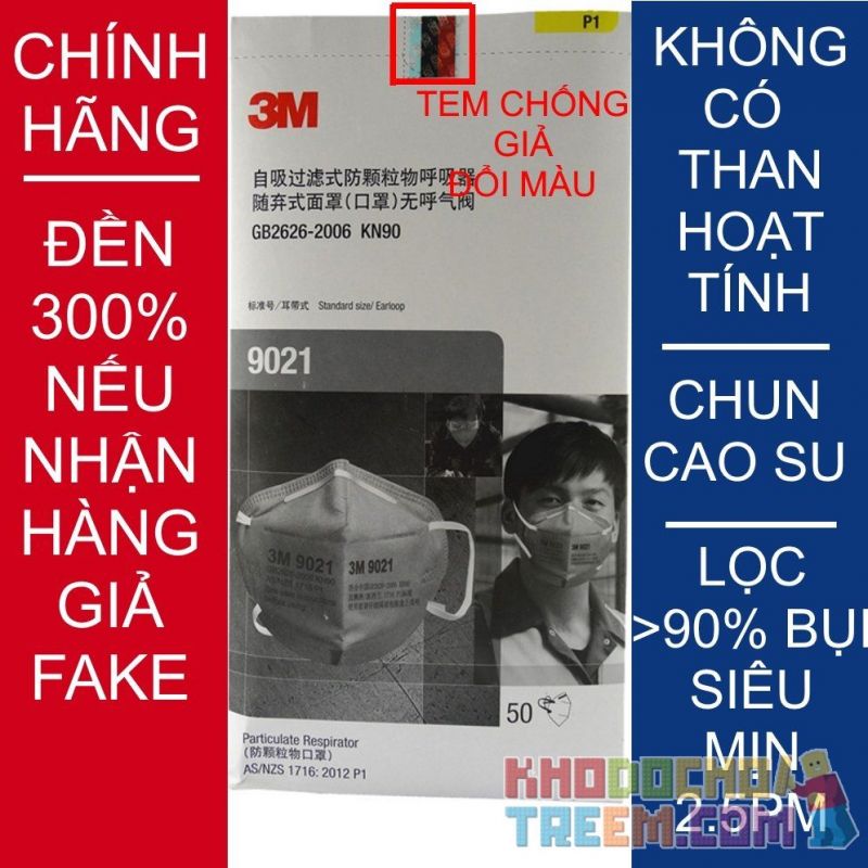 Khẩu trang 3M 9021 KN90 lọc hơn 90% bụi siêu mịn PM2.5 chính hãng màu xám không có lớp than hoạt tính Khẩu trang 3M 9021 KN90 lọc hơn 90% bụi siêu mịn PM2.5 chính hãng màu xám không có lớp than hoạt tính