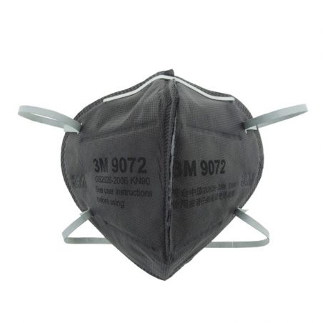 Khẩu trang 3M 9072 KN90 lọc hơn 90% hơi độc bụi siêu mịn PM2.5 có màng than hoạt tính chính hãng mới hơn 3M 9042 toàn đồ giả