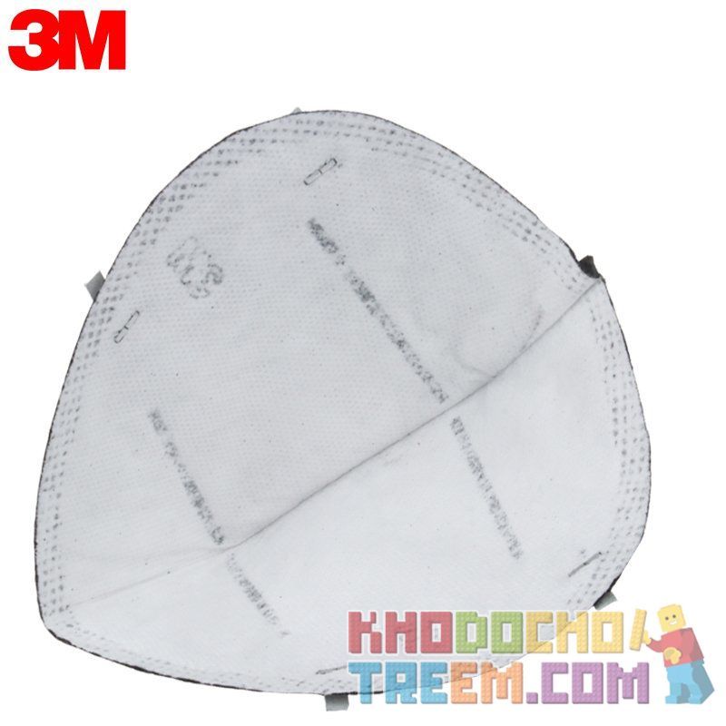 Khẩu trang 3M 9072 KN90 lọc hơn 90% hơi độc bụi siêu mịn PM2.5 có màng than hoạt tính chính hãng mới hơn 3M 9042 toàn đồ giả