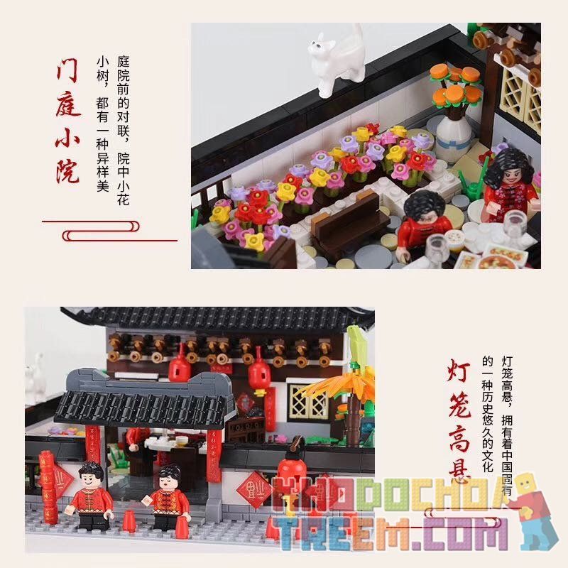 WANGE 5312 non  BỮA TỐI ĐOÀN TỤ KIỂU TRUNG QUỐC bộ đồ chơi xếp lắp ráp ghép mô hình Mini Modular Đường Phố Thu Nhỏ 1437 khối WANGE 5312 non  BỮA TỐI ĐOÀN TỤ KIỂU TRUNG QUỐC bộ đồ chơi xếp lắp ráp ghép mô hình Mini Modular Đường Phố Thu Nhỏ 1437 khối