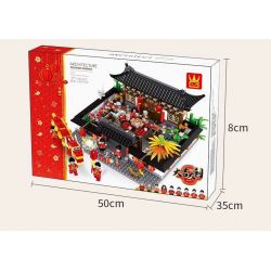 WANGE 5312 non  BỮA TỐI ĐOÀN TỤ KIỂU TRUNG QUỐC bộ đồ chơi xếp lắp ráp ghép mô hình Mini Modular Đường Phố Thu Nhỏ 1437 khối WANGE 5312 non  BỮA TỐI ĐOÀN TỤ KIỂU TRUNG QUỐC bộ đồ chơi xếp lắp ráp ghép mô hình Mini Modular Đường Phố Thu Nhỏ 1437 khối