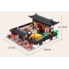 WANGE 5312 non  BỮA TỐI ĐOÀN TỤ KIỂU TRUNG QUỐC bộ đồ chơi xếp lắp ráp ghép mô hình Mini Modular Đường Phố Thu Nhỏ 1437 khối