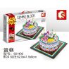 SEMBO 601400 non  HỘP QUÀ BÁNH bộ đồ chơi xếp lắp ráp ghép mô hình Creator SEMBO BLOCK Sáng Tạo 838 khối