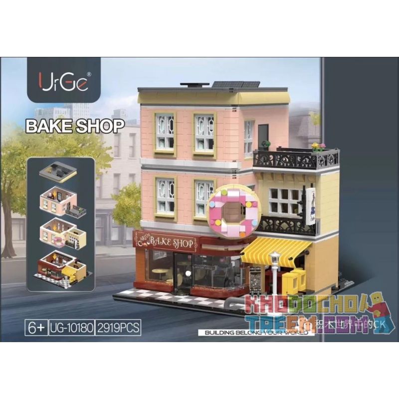 URGE UG-10180 10180 UG10180 non  CỬA HÀNG BÁNH bộ đồ chơi xếp lắp ráp ghép mô hình Creator THE DOUGHNUT SHOP Sáng Tạo 3255 khối URGE UG-10180 10180 UG10180 non  CỬA HÀNG BÁNH bộ đồ chơi xếp lắp ráp ghép mô hình Creator THE DOUGHNUT SHOP Sáng Tạo 3255 khối