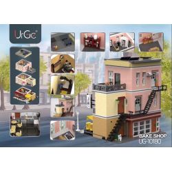URGE UG-10180 10180 UG10180 non  CỬA HÀNG BÁNH bộ đồ chơi xếp lắp ráp ghép mô hình Creator THE DOUGHNUT SHOP Sáng Tạo 3255 khối URGE UG-10180 10180 UG10180 non  CỬA HÀNG BÁNH bộ đồ chơi xếp lắp ráp ghép mô hình Creator THE DOUGHNUT SHOP Sáng Tạo 3255 khối