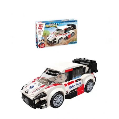 Enlighten 4201 Qman 4201 non  SIÊU XE WRC-11 GT-07 WRC-36 GT-15 WRC-88 GT-91 bộ đồ chơi xếp lắp ráp ghép mô hình Minecity Thành Phố Mỏ 1119 khối