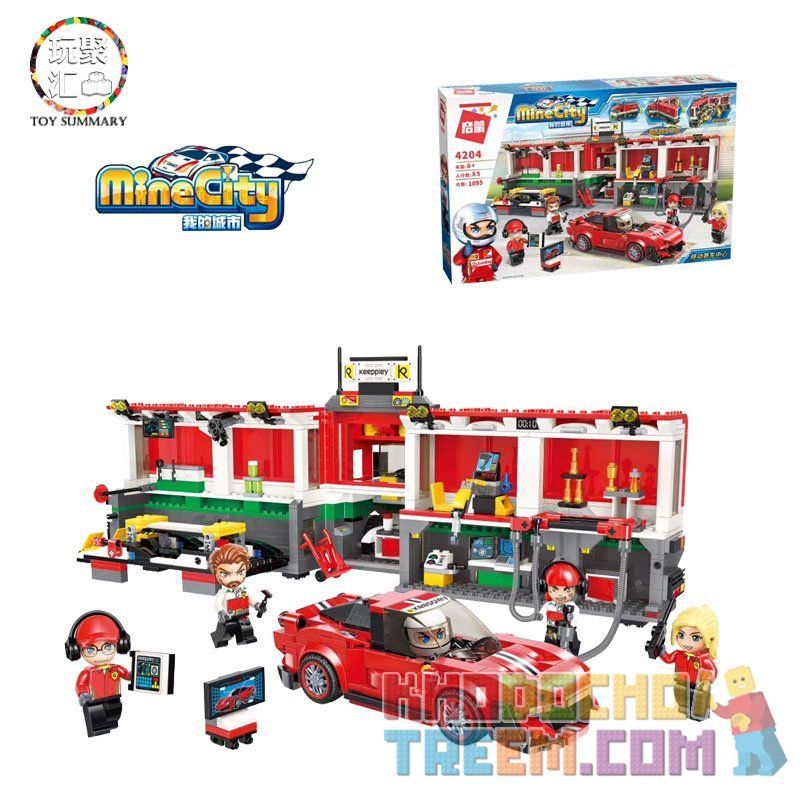 Enlighten 4204 Qman 4204 non  TRẠM PIT TRONG TRƯỜNG ĐUA bộ đồ chơi xếp lắp ráp ghép mô hình Minecity Thành Phố Mỏ 1095 khối Enlighten 4204 Qman 4204 non  TRẠM PIT TRONG TRƯỜNG ĐUA bộ đồ chơi xếp lắp ráp ghép mô hình Minecity Thành Phố Mỏ 1095 khối
