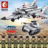 SEMBO 105321 105322 105323 105324 105325 10536 105327 105328 non  CÁC LOẠI MÁY BAY TÀU XE TĂNG CHIẾN ĐẤU bộ đồ chơi xếp lắp ráp ghép mô hình Iron Blood Heavy Equipment IRON BLOOD HEAVY EQUIPMENT J-20 Đặc Nhiệm Máu Và Sắt 1091 khối