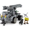 SEMBO 107065 non  THIẾT BỊ PHÒNG THỦ TÊN LỬA bộ đồ chơi xếp lắp ráp ghép mô hình Shanghai Fortress Pháo Đài Thượng Hải 1112 khối