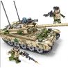 SEMBO 105562 non  XE TĂNG CHIẾN ĐẤU CHỦ LỰC VT-4 bộ đồ chơi xếp lắp ráp ghép mô hình Iron Blood Heavy Equipment Đặc Nhiệm Máu Và Sắt 432 khối