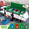 SLUBAN M38-B0780 B0780 0780 M38B0780 38-B0780 non  XE CHỞ RÁC CUỘC CHIẾN CÂN NÃO PHÂN LOẠI bộ đồ chơi xếp lắp ráp ghép mô hình City Thành Phố 432 khối