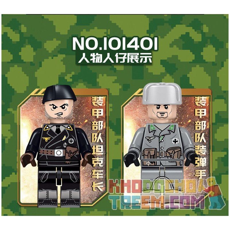 SEMBO 101401 non  XE TĂNG CHIẾN ĐẤU bộ đồ chơi xếp lắp ráp ghép mô hình Empires Of Steel Đế Chế Thép 1154 khối