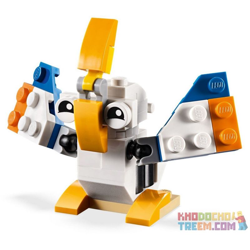 NOT Lego CREATOR 30571 Pelican Creative Three Changes 鹈鹕, Parrot, Rabbit , XINH 5500A Xếp hình Bồ Nông 62 khối NOT Lego CREATOR 30571 Pelican Creative Three Changes 鹈鹕, Parrot, Rabbit , XINH 5500A Xếp hình Bồ Nông 62 khối