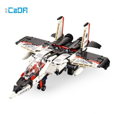 DOUBLEE CADA C51030 51030 non  STARSCREAM TIÊM KÍCH F-15 FALCON bộ đồ chơi xếp lắp ráp ghép mô hình Transformers F-15 EAGLEBOT Robot Đại Chiến Người Máy Biến Hình 917 khối