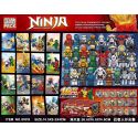 PRCK 61019 non Lego BỘ SƯU TẬP BÚP BÊ NINJA bộ đồ chơi xếp lắp ráp ghép mô hình The Lego Ninjago Movie Ninja Lốc Xoáy