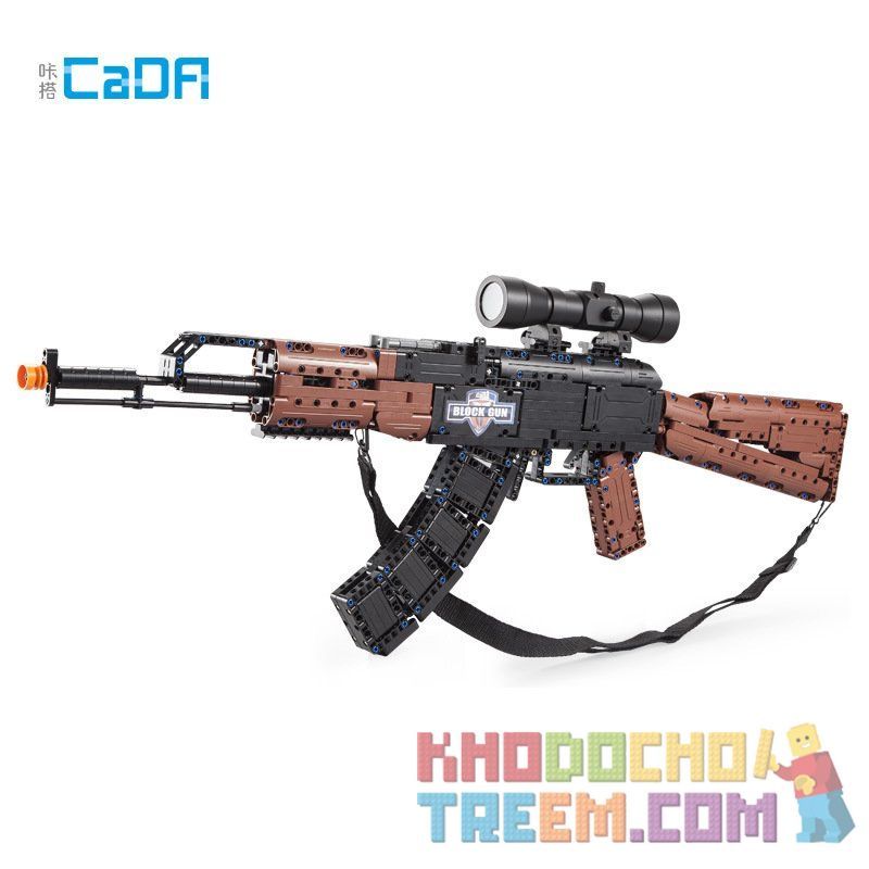 DOUBLEE CADA C61009 61009 non  SÚNG TRƯỜNG TẤN CÔNG AK47 bộ đồ chơi xếp lắp ráp ghép mô hình  AK-47 ASSAULT RIFLE Kỹ Thuật Công Nghệ Cao Mô Hình Phương Tiện 738 khối DOUBLEE CADA C61009 61009 non  SÚNG TRƯỜNG TẤN CÔNG AK47 bộ đồ chơi xếp lắp ráp ghép mô hình  AK-47 ASSAULT RIFLE Kỹ Thuật Công Nghệ Cao Mô Hình Phương Tiện 738 khối