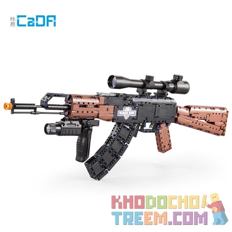 DOUBLEE CADA C61009 61009 non  SÚNG TRƯỜNG TẤN CÔNG AK47 bộ đồ chơi xếp lắp ráp ghép mô hình  AK-47 ASSAULT RIFLE Kỹ Thuật Công Nghệ Cao Mô Hình Phương Tiện 738 khối DOUBLEE CADA C61009 61009 non  SÚNG TRƯỜNG TẤN CÔNG AK47 bộ đồ chơi xếp lắp ráp ghép mô hình  AK-47 ASSAULT RIFLE Kỹ Thuật Công Nghệ Cao Mô Hình Phương Tiện 738 khối