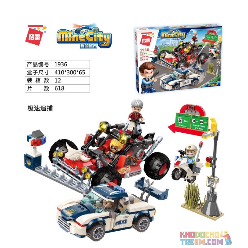 Enlighten 1936 Qman 1936 KEEPPLEY 1936 Xếp hình kiểu Lego MINECITY Speed hunting Săn bắn tốc độ 618 khối Enlighten 1936 Qman 1936 KEEPPLEY 1936 Xếp hình kiểu Lego MINECITY Speed hunting Săn bắn tốc độ 618 khối