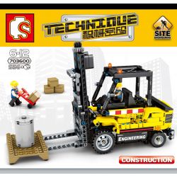 SEMBO 703600 non  XE NÂNG bộ đồ chơi xếp lắp ráp ghép mô hình  TECHINQUE Kỹ Thuật Công Nghệ Cao Mô Hình Phương Tiện 556 khối SEMBO 703600 non  XE NÂNG bộ đồ chơi xếp lắp ráp ghép mô hình  TECHINQUE Kỹ Thuật Công Nghệ Cao Mô Hình Phương Tiện 556 khối