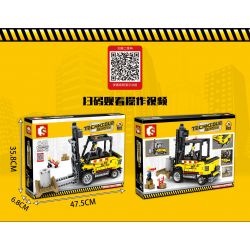 SEMBO 703600 non  XE NÂNG bộ đồ chơi xếp lắp ráp ghép mô hình  TECHINQUE Kỹ Thuật Công Nghệ Cao Mô Hình Phương Tiện 556 khối SEMBO 703600 non  XE NÂNG bộ đồ chơi xếp lắp ráp ghép mô hình  TECHINQUE Kỹ Thuật Công Nghệ Cao Mô Hình Phương Tiện 556 khối