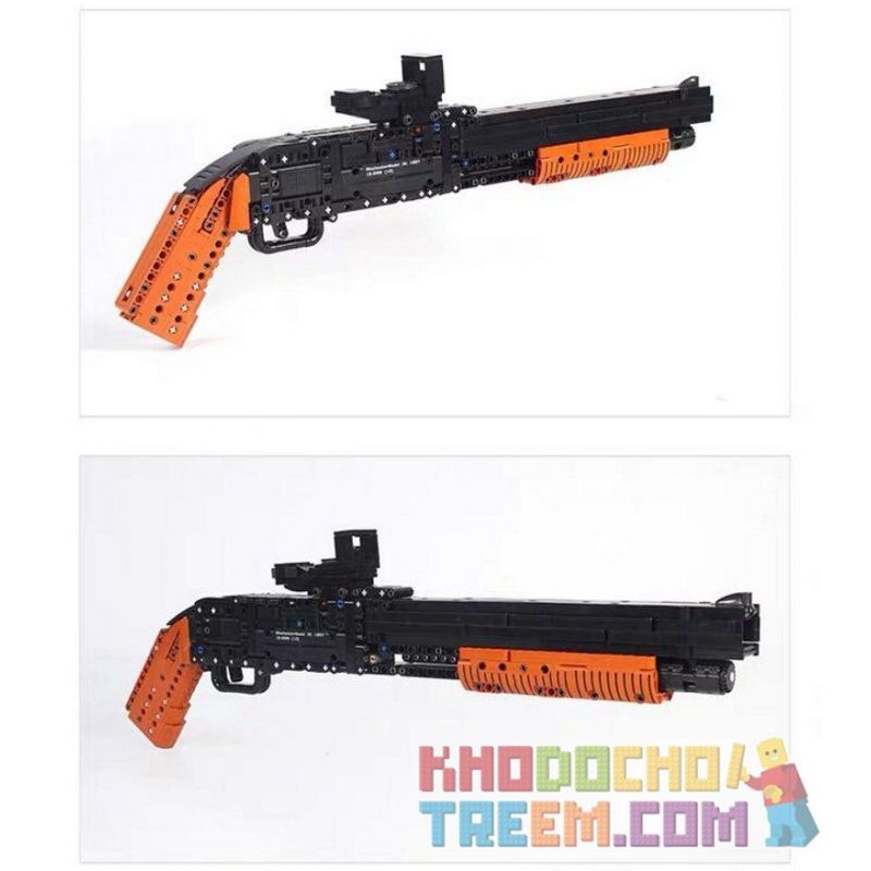 XINGBAO XB-24001 24001 XB24001 non  SÚNG NGẮN M1897 bộ đồ chơi xếp lắp ráp ghép mô hình Pubg Battlegrounds BATTLEFIELD FIREWIRE WINCHESTER MODEL (M) 1887 Bắn Súng 863 khối