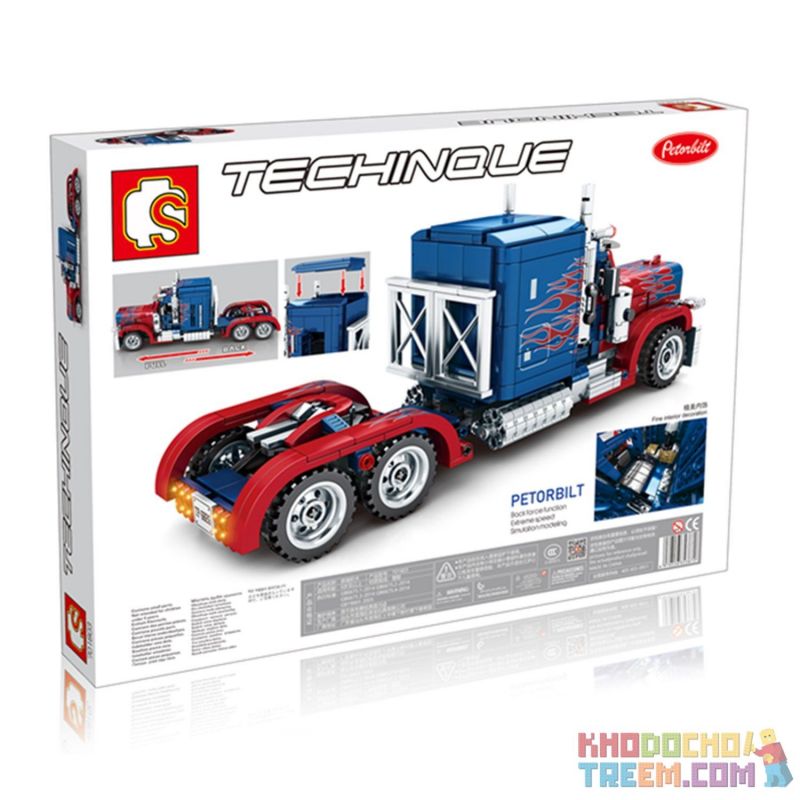 SEMBO 701803 non  Ô TÔ OPTIMUS PRIME BIẾN HÌNH bộ đồ chơi xếp lắp ráp ghép mô hình  TECHINQUE PETERBILT 389 Kỹ Thuật Công Nghệ Cao Mô Hình Phương Tiện 849 khối SEMBO 701803 non  Ô TÔ OPTIMUS PRIME BIẾN HÌNH bộ đồ chơi xếp lắp ráp ghép mô hình  TECHINQUE PETERBILT 389 Kỹ Thuật Công Nghệ Cao Mô Hình Phương Tiện 849 khối