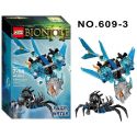 NOT Lego AKIDA - CREATURE OF WATER 71302 XSZ KSZ 609-3 xếp lắp ráp ghép mô hình VŨ KHÍ SINH HỌC AKIDA - VẬT CỦA NƯỚC Bionicle Anh Hùng Toa 120 khối