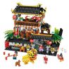 ZHEGAO QL0957 0957 non  TẾT NGUYÊN ĐÁN TRUNG QUỐC bộ đồ chơi xếp lắp ráp ghép mô hình Seasonal HEPPY NEW YEAR Mùa Lễ Hội 1187 khối