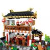ZHEGAO QL0957 0957 non  TẾT NGUYÊN ĐÁN TRUNG QUỐC bộ đồ chơi xếp lắp ráp ghép mô hình Seasonal HEPPY NEW YEAR Mùa Lễ Hội 1187 khối