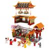 WANGE 6315 non  BỮA TỐI ĐOÀN VIÊN bộ đồ chơi xếp lắp ráp ghép mô hình Seasonal Mùa Lễ Hội 3027 khối