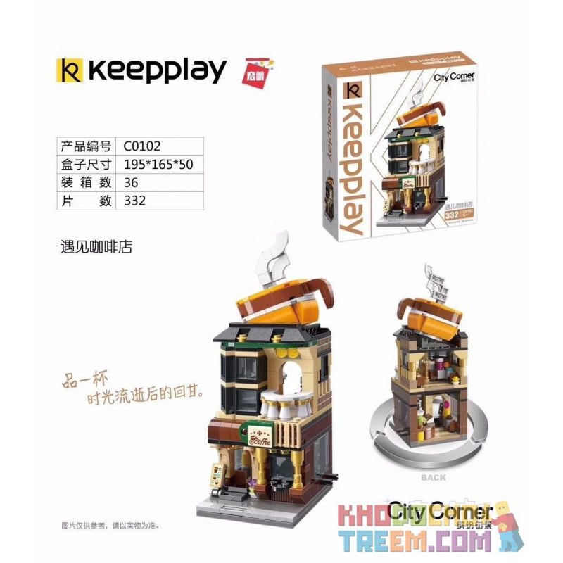 Enlighten C0102 0102 Qman C0102 0102 KEEPPLEY C0102 0102 Xếp hình kiểu Lego MINI MODULAR City Corner Chế độ xem phố đầy màu sắc: Gặp gỡ Coffee House 332 khối Enlighten C0102 0102 Qman C0102 0102 KEEPPLEY C0102 0102 Xếp hình kiểu Lego MINI MODULAR City Corner Chế độ xem phố đầy màu sắc: Gặp gỡ Coffee House 332 khối