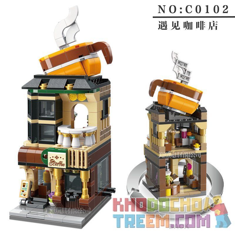 Enlighten C0102 0102 Qman C0102 0102 non  CHẾ ĐỘ XEM PHỐ ĐẦY MÀU SẮC GẶP GỠ COFFEE HOUSE bộ đồ chơi xếp lắp ráp ghép mô hình Mini Modular CITY CORNER Đường Phố Thu Nhỏ 332 khối Enlighten C0102 0102 Qman C0102 0102 non  CHẾ ĐỘ XEM PHỐ ĐẦY MÀU SẮC GẶP GỠ COFFEE HOUSE bộ đồ chơi xếp lắp ráp ghép mô hình Mini Modular CITY CORNER Đường Phố Thu Nhỏ 332 khối