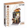 Enlighten C0102 0102 Qman C0102 0102 non  CHẾ ĐỘ XEM PHỐ ĐẦY MÀU SẮC GẶP GỠ COFFEE HOUSE bộ đồ chơi xếp lắp ráp ghép mô hình Mini Modular CITY CORNER Đường Phố Thu Nhỏ 332 khối
